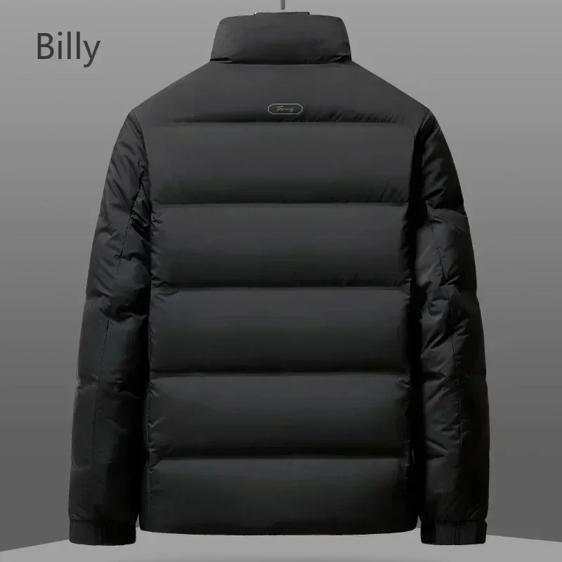 Men\'s Winter Down Jacket Stand Collar Lightweight Padded Jackets Designer Clothes Men Duck Padding Casual Male Coat