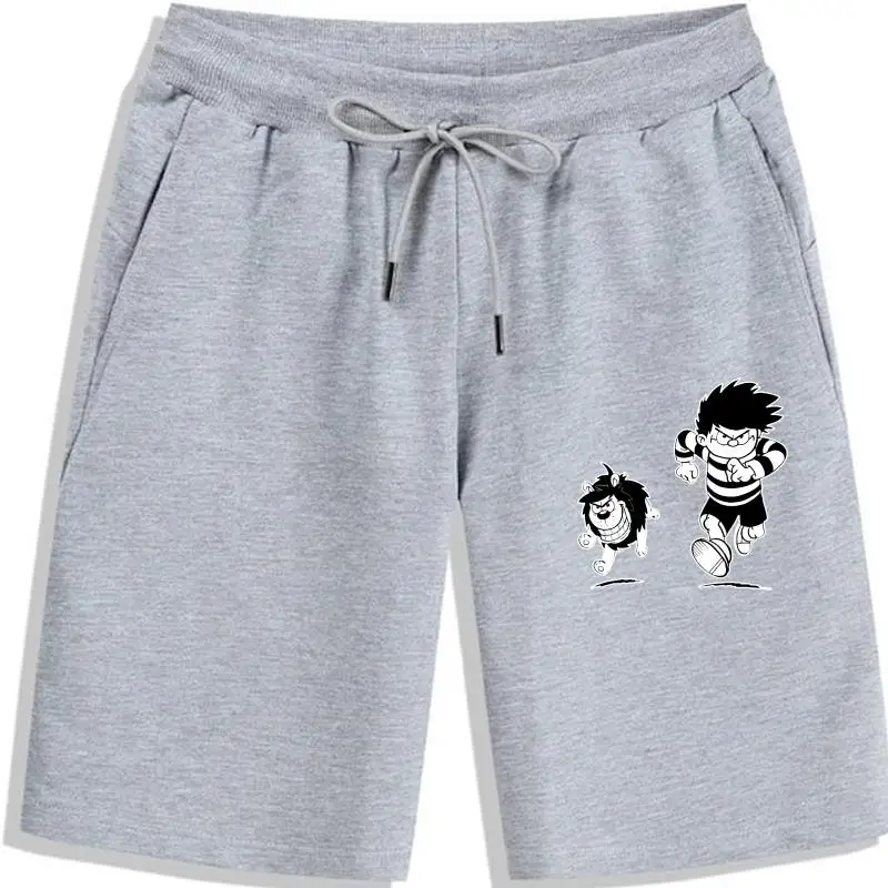 Мужские шорты с комиксным принтом, в стиле ретро