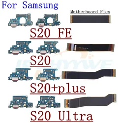 For Samsung Galaxy S20 Plus Ultra FE 4G 5G Dock Connector USB Charger Board Port Motherboard Flex Cable Micro