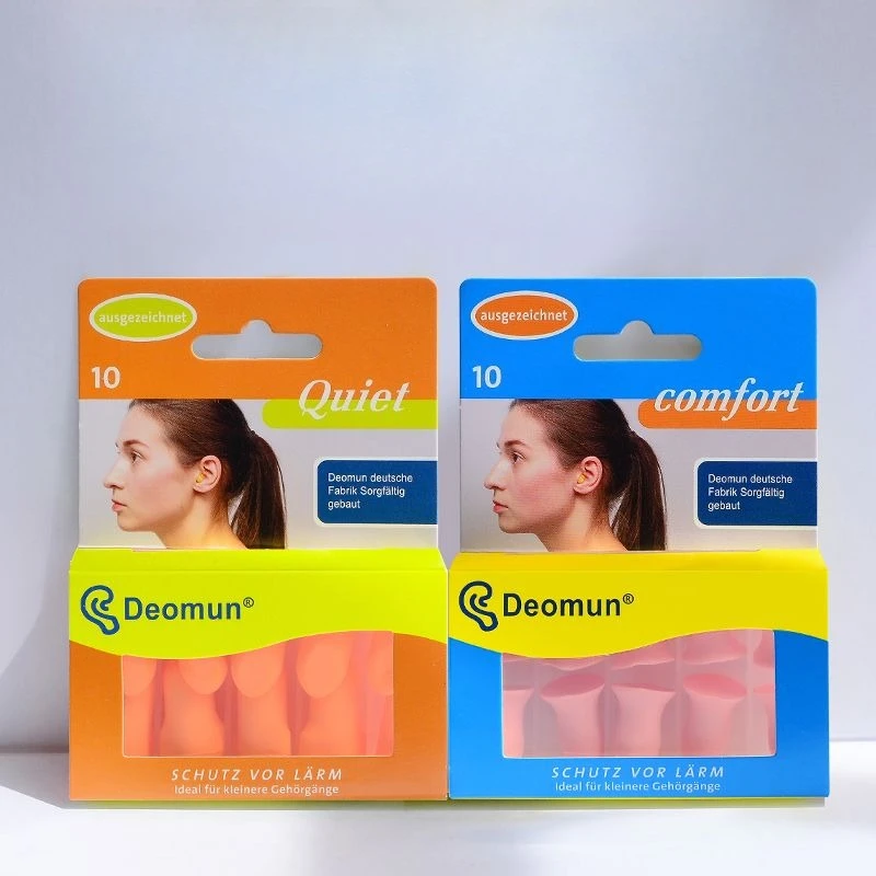 

Deomun Ear Plugs Sleep Flight Super Noise Reduction Quiet Comfort Soft Sound Blocking Daily Relax Protect Premium Portable