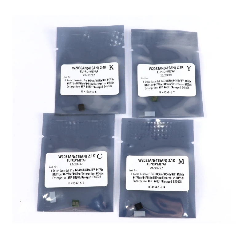 414A 415A 416A Toner Cartridge Chip Compatible for HP Color LaserJet Pro M454dn M454dw MFP M479dw M479fdn M479fdw M454 M455 chip