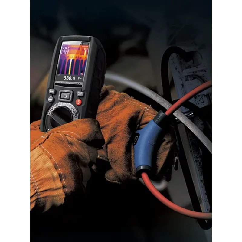 Professional True RMS Industrial Digital Multimeter with Infrared Thermal Imager