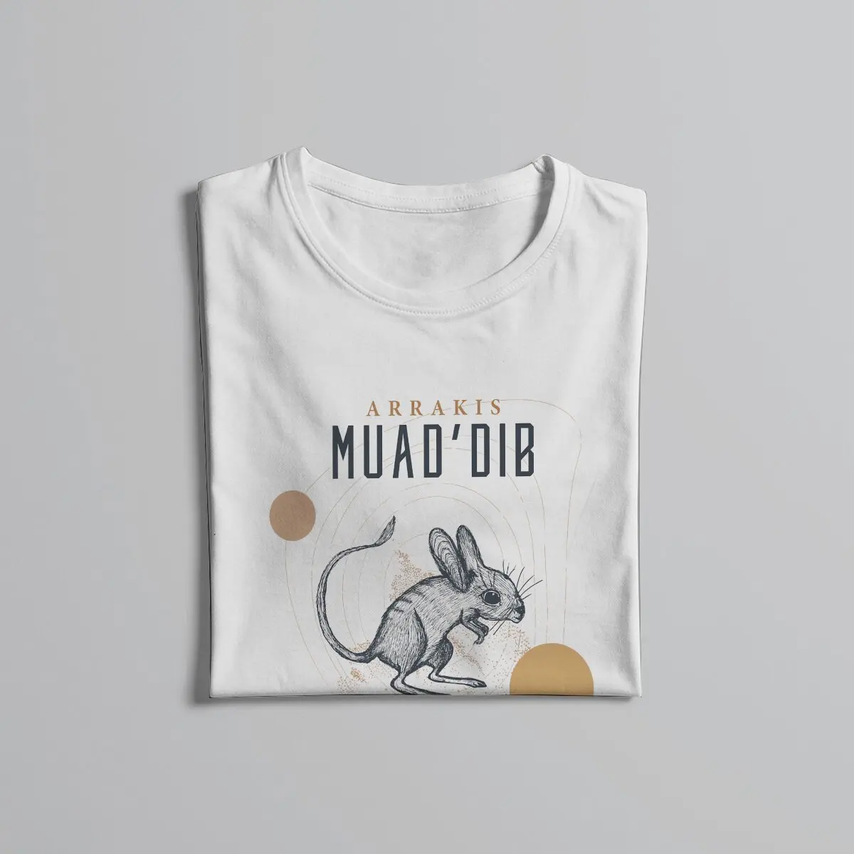 Muad Dib Casual Polyester TShirt Dune Adventure Movie Style Tops Leisure T Shirt Men Short Sleeve