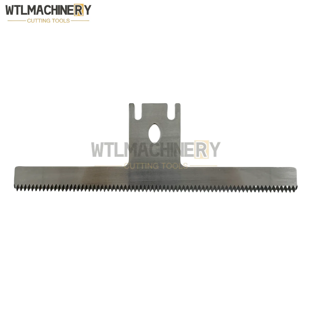 1Pc Horizontal Sealing Machine Tooth Cutting Blade T Shape White Steel L:220mm Slots Pitch:27mm For Vertical Packing Machine