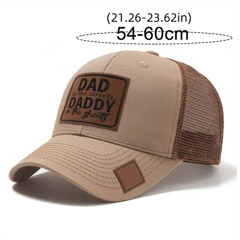 موضة الجلود التصحيح أبي Snapback قبعة قابل للتعديل لباس غير رسمي الأب قبعة سائق الشاحنة خمر ريترو شبكة صافي قبعة بيسبول الرجال والنساء