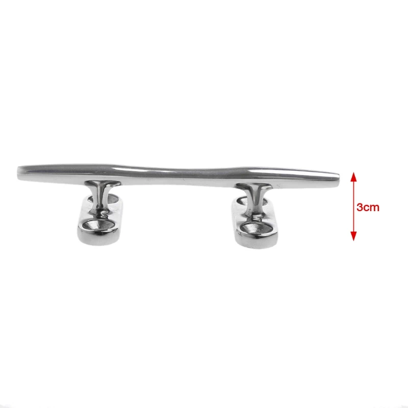 Y1UB 316 Stainless Steel Marine Boat Dock Cleat Boat Mooring Accessories Marine Hardware Tail Lamp Yacht Deck Cleat