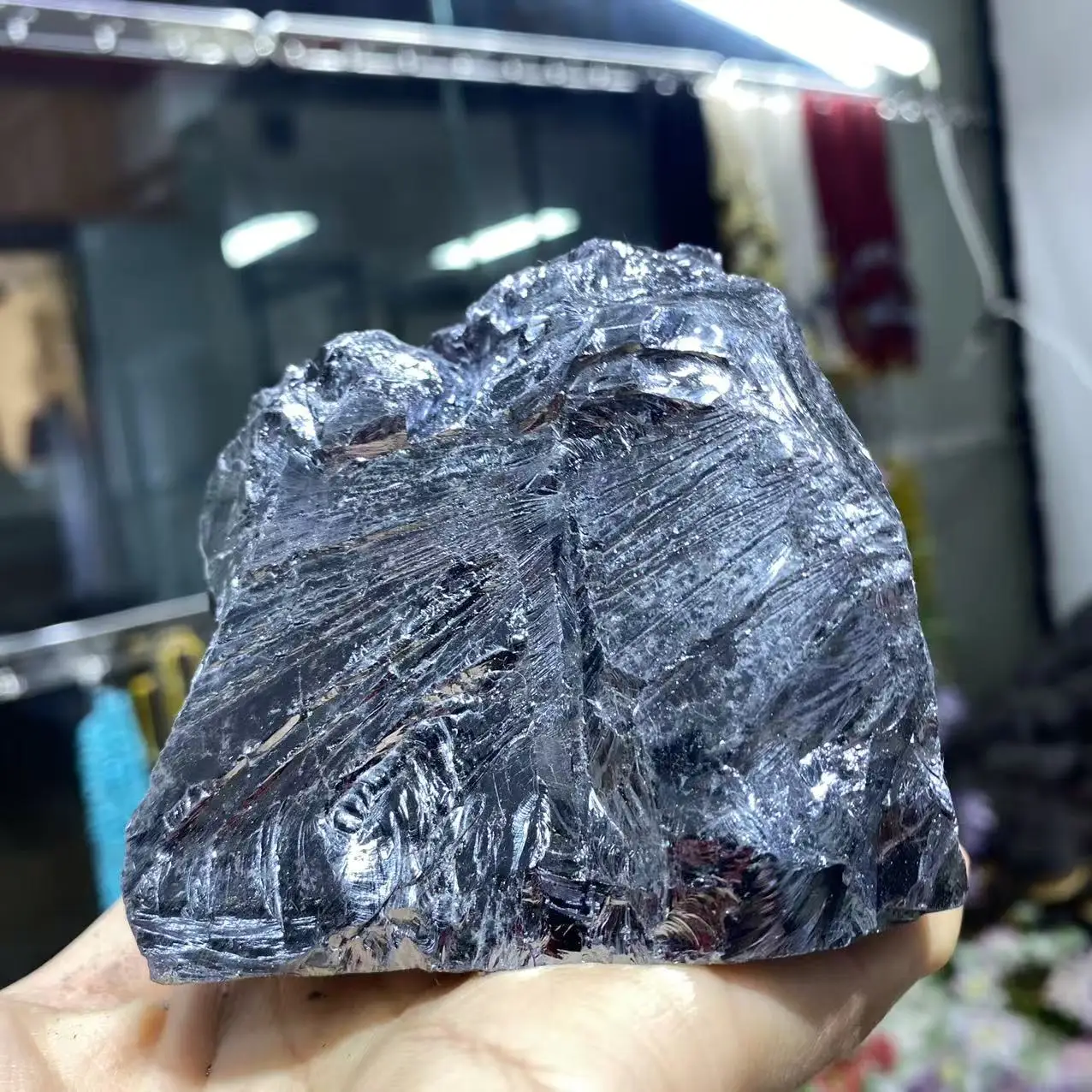 Natural Terahertz Crystal Quartz Raw Stone, With Healing Properties, Suitable For Home And Office Decoration, For Demagnetizatio