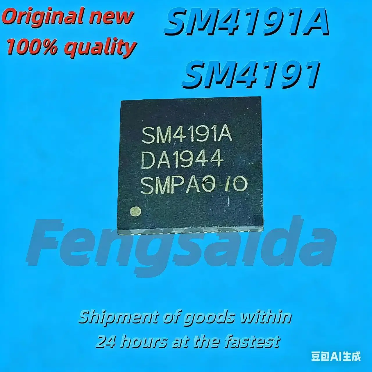 Brand-new Original SM4191 and SM4191A Liquid Crystal Chips in QFN Packaging Are in Stock