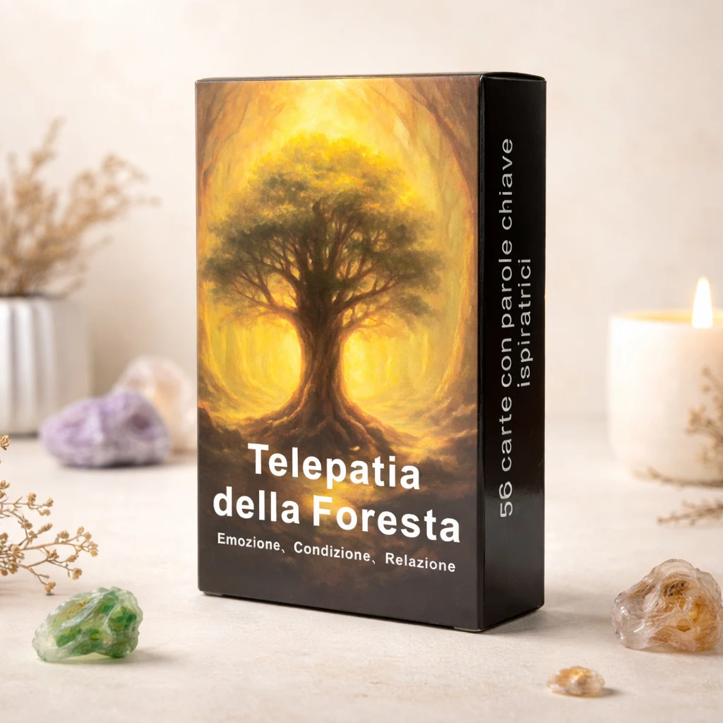 56 italienische spirituelle Wald-Orakelkarten, heilende, inspirierende Tarotkarten, emotionale und Beziehungsberatung, Geschenk zur Unterstützung des Geistes