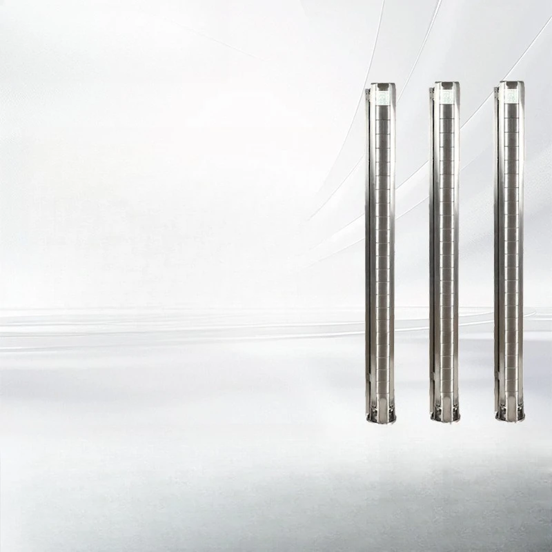 Pompa per pozzi profondi tutta in acciaio inossidabile Pompa sommergibile da 150 mm Pompa ad acqua a grande flusso per l'irrigazione del frutteto dei terreni agricoli