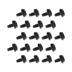 100 PCS Pci Slot Screw Computer Power Supply Screws Diy Kit Black Fastener Hot Dip Galvanized