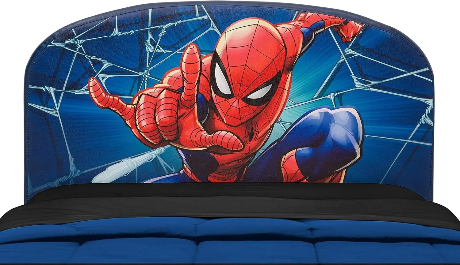 Upholstered Twin Bed, Marvel Spider Man