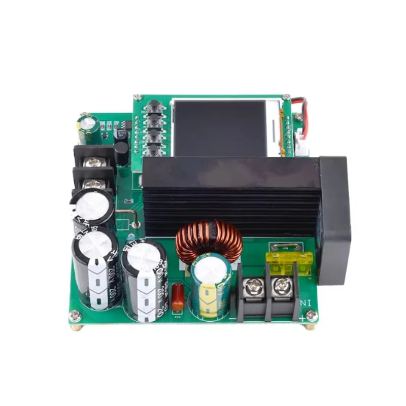900W high-power 15A constant current and constant voltage boost module with digital LCD display, converting DC 8-60V to 10-120V