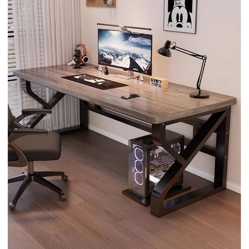 

Solid wood computer desk desktop home bedroom desk study table desk student small apartment e-sports simple table