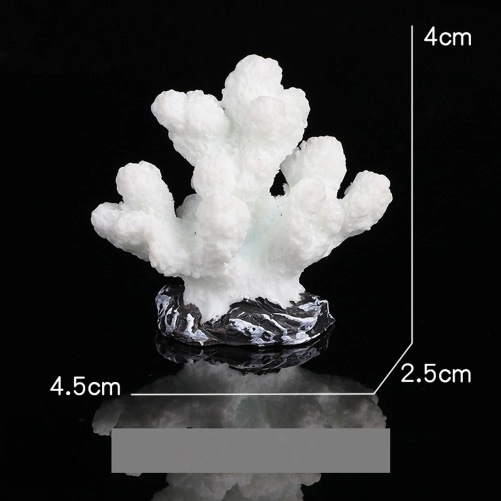 

10Pcs Artificial Aquarium Coral Resin Coral Decoration for Fish Tank Enhance Visual Appeal Indoor Outdoor Fish Tank