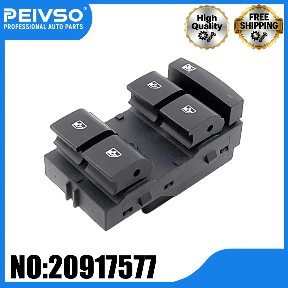 20917577 Front Left Electric Master Power Window Control Switch For Chevrolet Cruze Hatchback Equinox 13305295 20917599