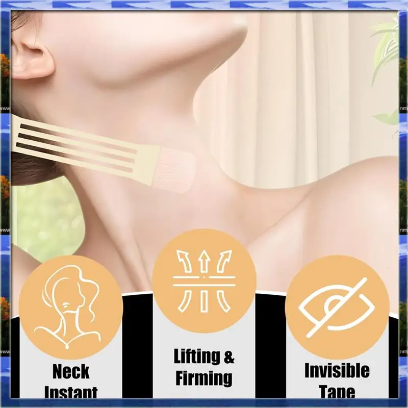 Il collo rassodante collo nastri per il sollevamento del viso invisibile rassodante nastro per il collo istantaneo sollevamento collo di tacchino cinturino di sollevamento traspirante ad alta elasticità