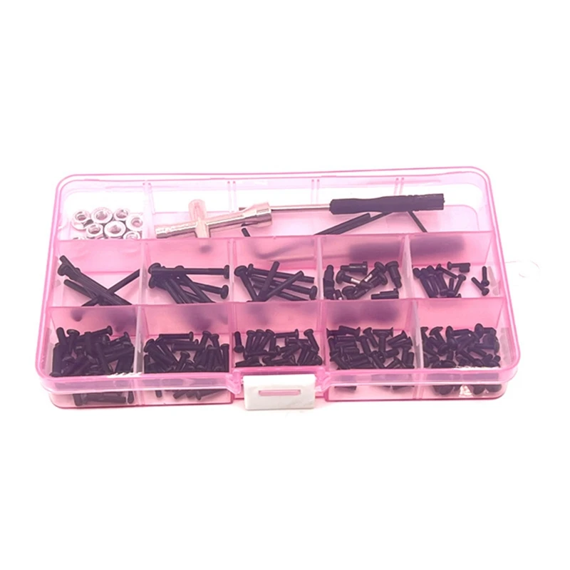 1 Satz Metall-Schraubkasten-Kit für Wltoys 12402-a Upgrade