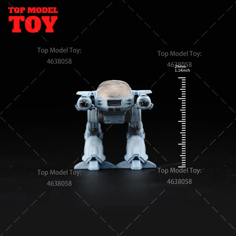 Painted Miniatures 1/87 1/64 1/43 1/18 Tank Type Bipedal Robot Scene Props Figure Model Dolls Unpainted For Cars Vehicle Toy