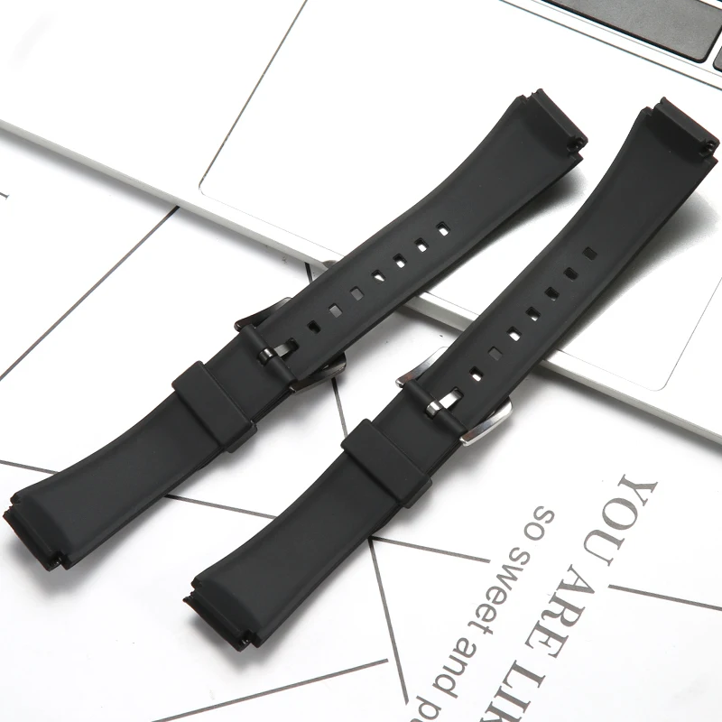 Resin Watchband For Casio EF-552 EF-552D-1A  Watch Strap Waterproof Sports Rubber Bracelet Watch Accessories 20mm