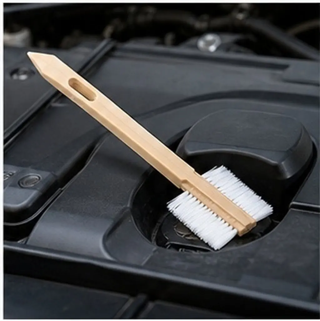 Double-Sided Interior Detailing Brush for Car Engine Cleaning Air Vents Dashboards Gaps Professional Auto Detail Brush