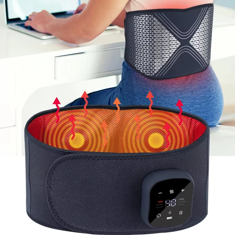 

Умная библиотека, хит продаж, 4-моторная вибрация, 6 уровней, компрессионный массажер с подогревом, фитнес-тренажер для живота, талии, массажный пояс