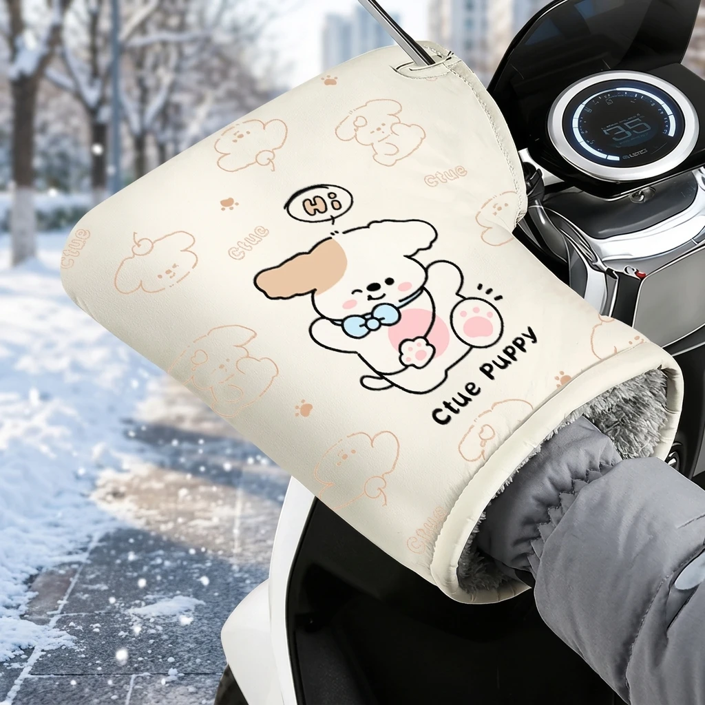 Handlebar Mitts Windproof Handlebar Covers for Winter Riding Universal Electric Motorcycle Hand Warmers Waterproof Durable
