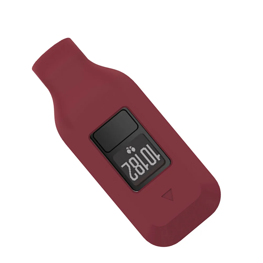 Vivofit3 Protective Silicone Watch Case Shell Red Anti-Scratch Durable Cover Dirt Proof Watch Frame Protector