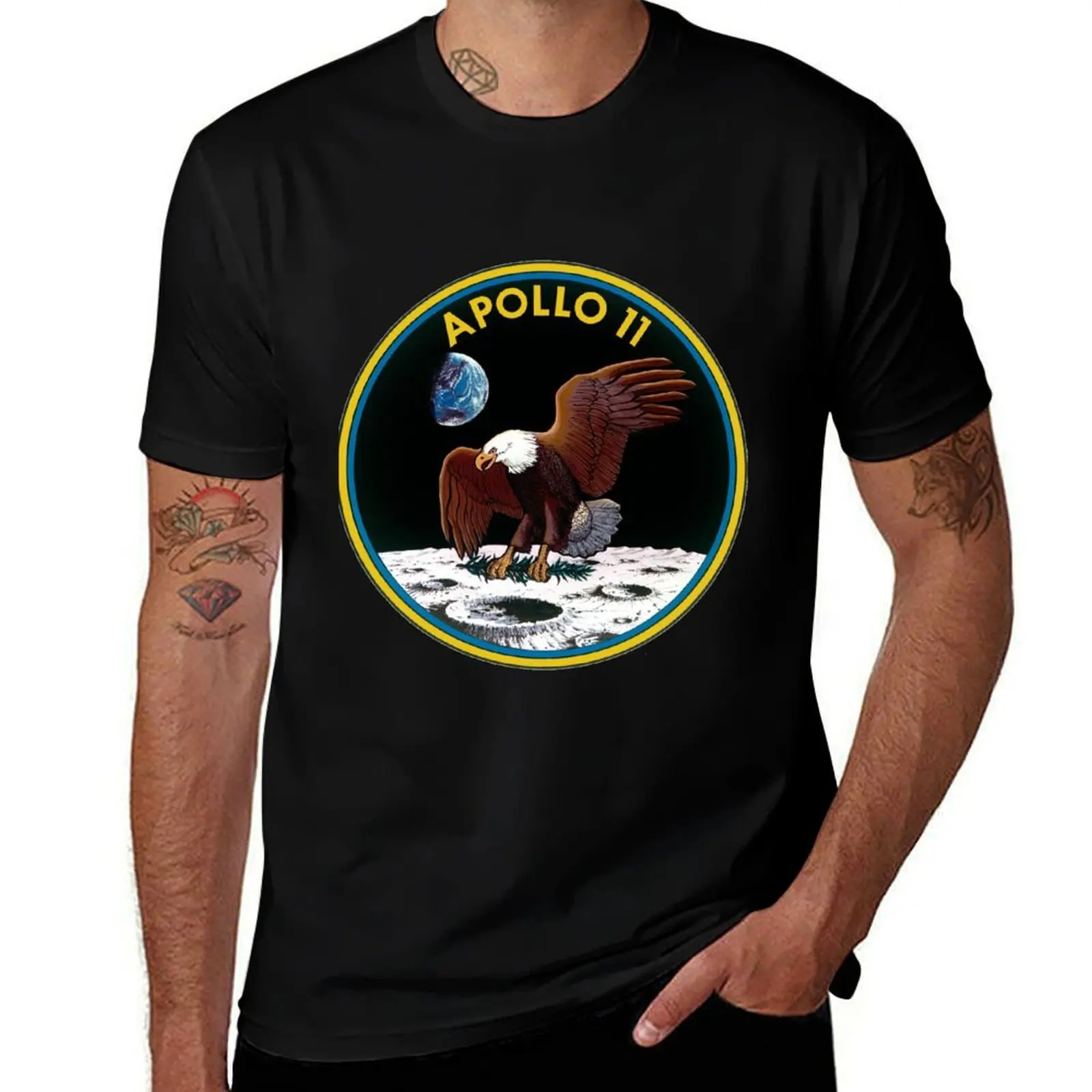 

Apollo 11 Mission Logo T-Shirt Plus Size Non-Shrink T-Shirt