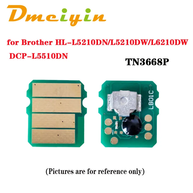 for Brother TN3658XXLP/TN3668P/TN3668XLP Toner Chip HL-L5210DN/L5210DW/L6210DW/HL-L6415DW/DCP-L5510DN/MFC-L5710DN/L5915DW