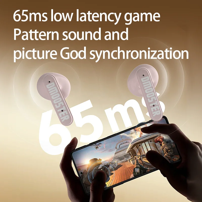 DMOOSTER D76 TWS Auricular Mini TV Diseño con apariencia BT 5.4