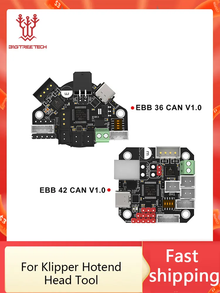 Płyta BIGTREETECH EBB36 EBB42 puszka V1.2 do klippera Hotend narzędzie Canbus Usb 42mm 36mm wytłaczarka BLV Ender 3 części drukarki 3D — zdjęcie produktu 7
