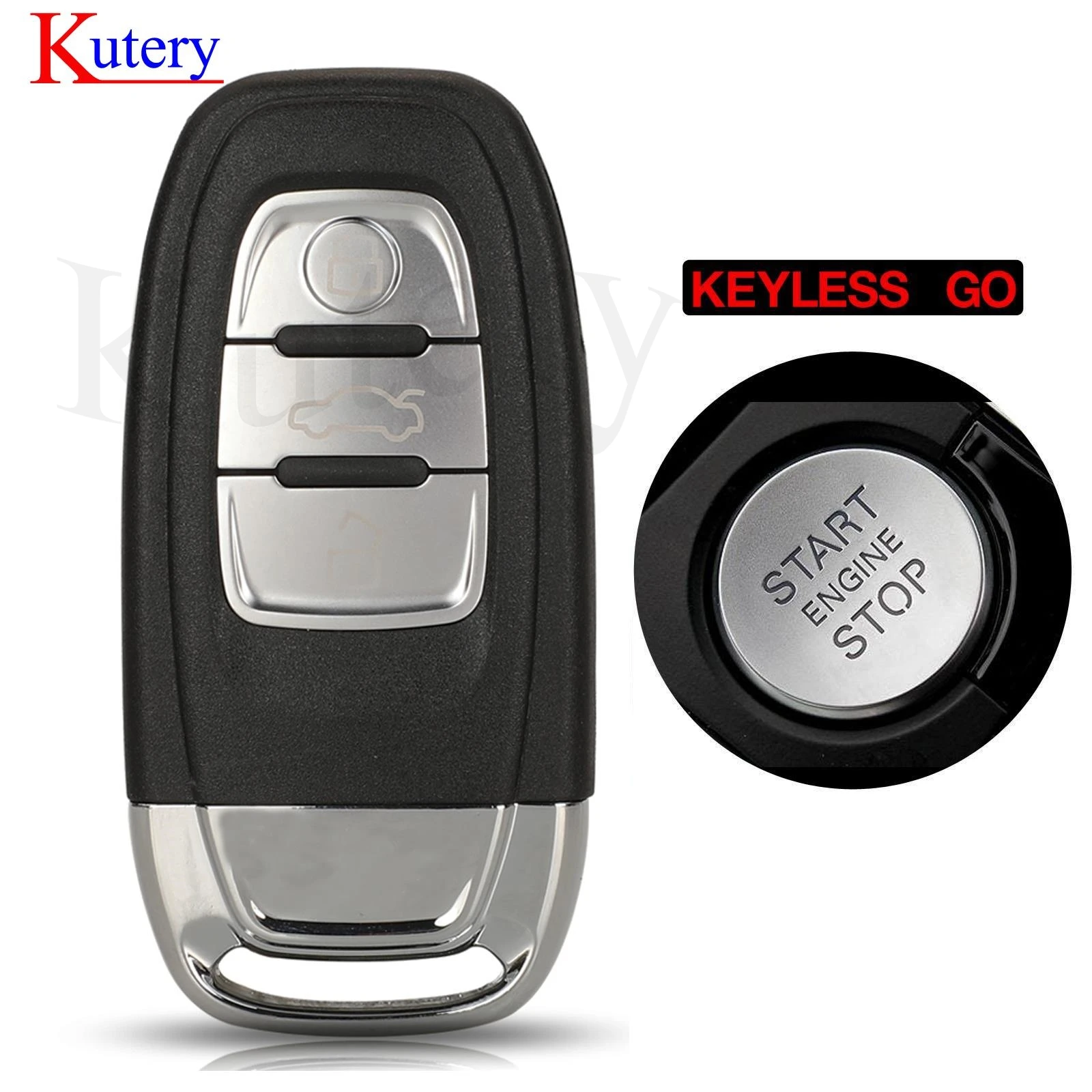 jingyuqin Smart Remote Key Keyless go 3 Button 315/433/868MHZ For 8T0 959 754J For Audi Q5 A4L A5 A6 A7 A8 RS4 RS5 S4 S5