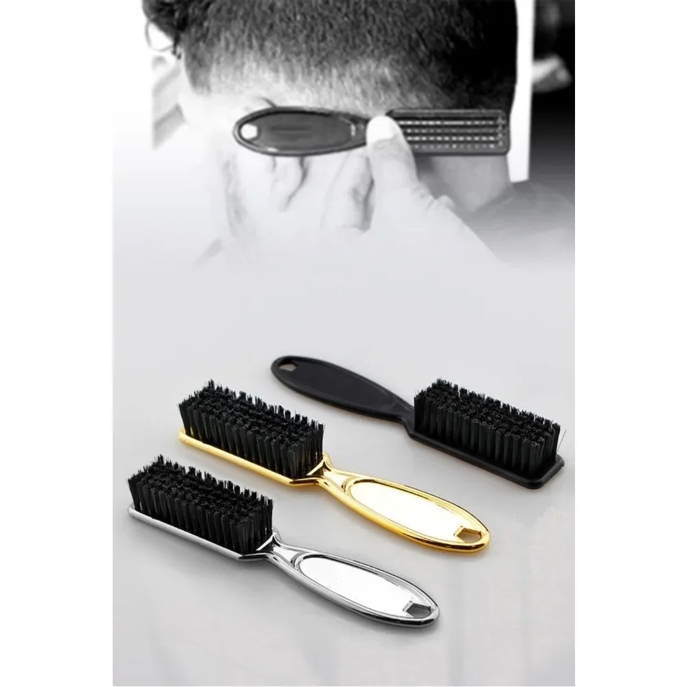 Barber accessories Durable Material Creative Fade Brush Barber Shop Brush Barber Comb Scissors Vintage Oil Head Tools