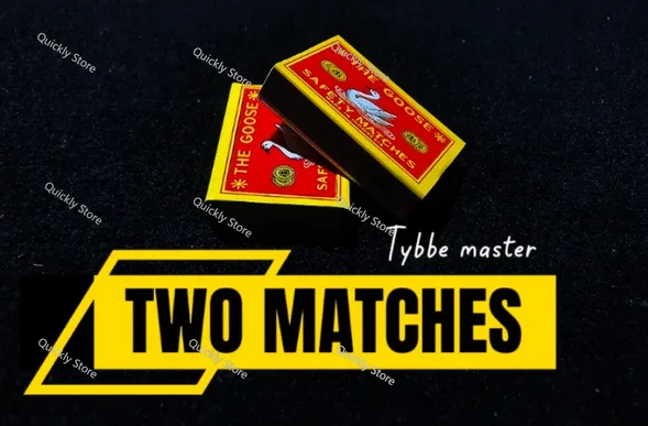 Two matches by Tybbe master Magic tricks (Instant Download) Quickly send