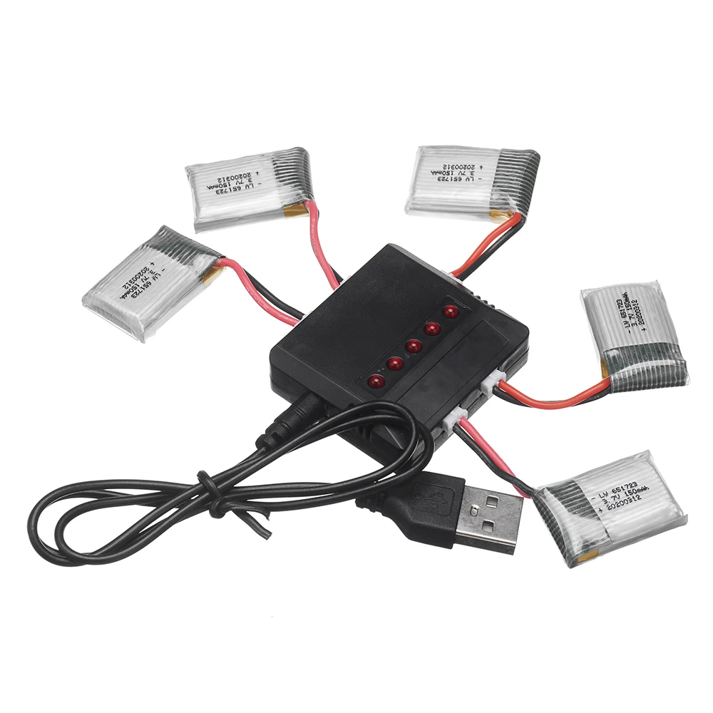 3.7V 150mAh lipo battery For H36 E010 E011 E012 E013 Furibee F36 RC Quadcopter Battery Parts 3.7V RC Toys Drone and charger