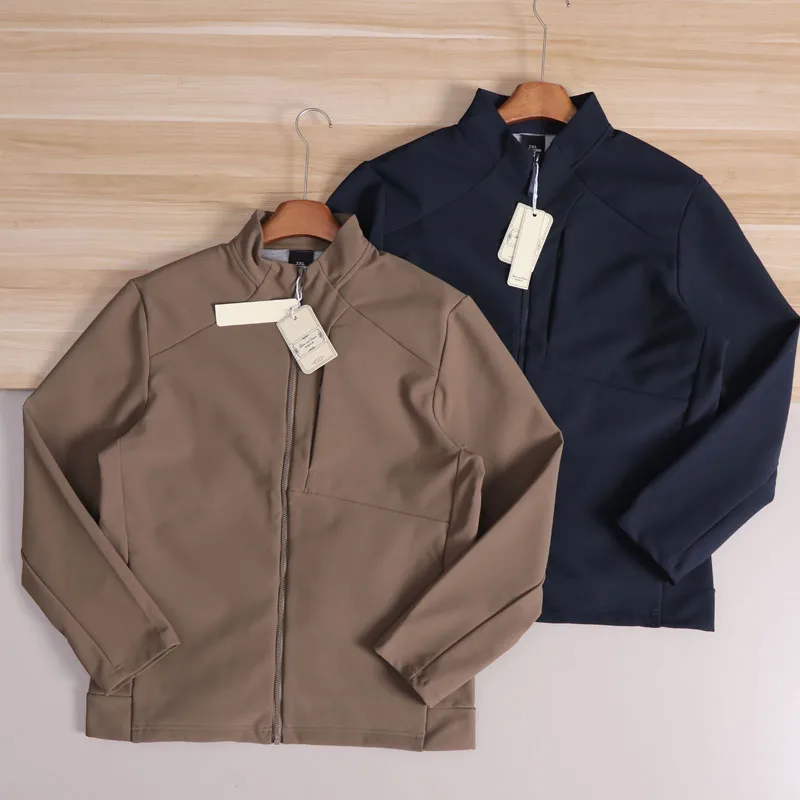 

Outdoor Tactical Soft ell Jaet Men's Autumn Winter Waterproof Casual Spor Stand Collar Zipper Coat Stand Fit Polyest...