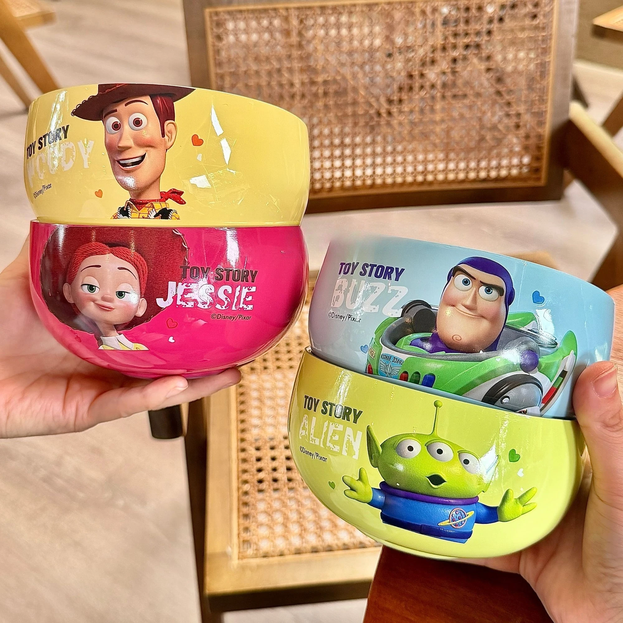 Toy Story Spoon Fork Cutlery Set Woody Buzz Lightyear Jessie Forky Alien Cartoon Character Toy Story Peripheral Products view 6
