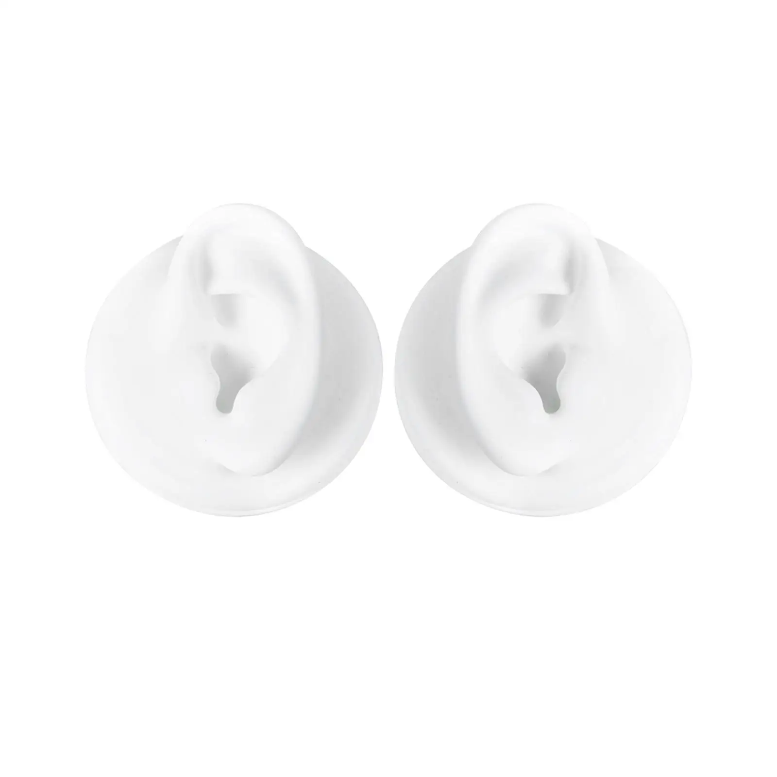 Silicone Ear Model Delicate Texture for Practicing Earrings Jewelry Display