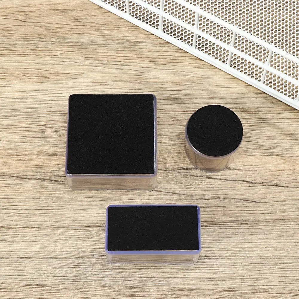 4Pcs/Set Silicone Pads Transparent Table And Chair Leg PVC Caps Round Bottom Foot Cover Non-slip Furniture Floor Protector Pads