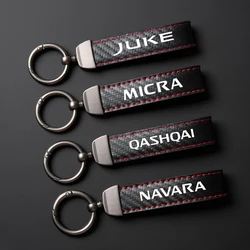 Car Keychain Accessories For Nissan Qashqai Juke Micra Leaf Pathfinder 370Z Kicks Navara Nv200 Serena 350Z Elgrand Versa Armada