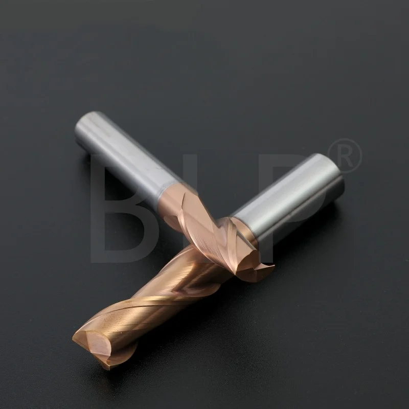 Freze kesicisi Metal alaşım kaplama Tungsten çelik aracı 2 bıçak Endmills için toptan üst sertlik freze makinesi kesiciler Metal