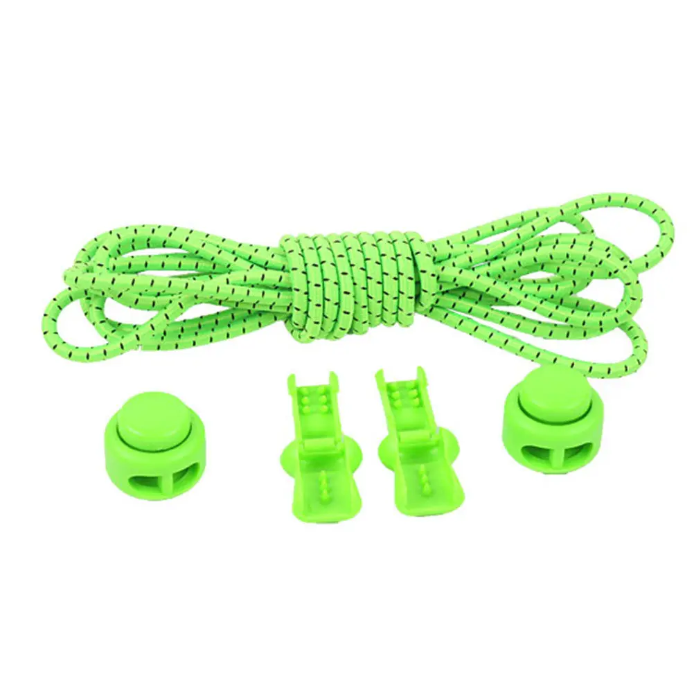 1Pair Reflective Shoe Laces Elastic Lazy Shoelaces for Running Hiking Climbing Sports Kids Adults White Sports Shoe Laces