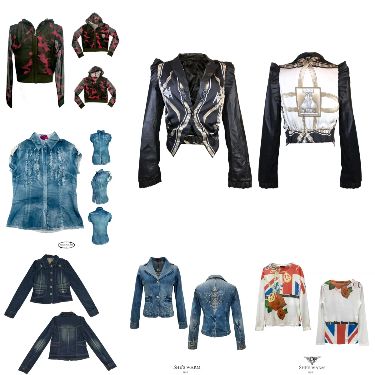 

Foreign trade European and American style heavy industry embroidery vintage denim jacket jacket light luxury brand 2025