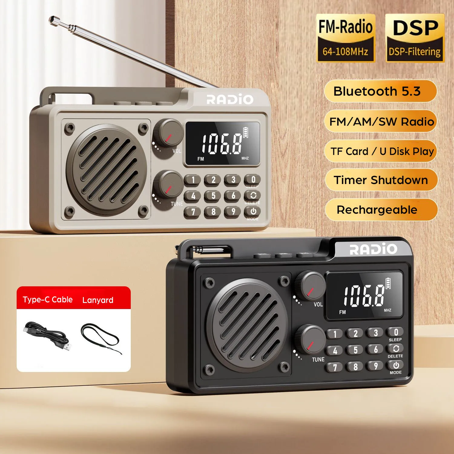 ΠΠΎΡΡΠ°ΡΠΈΠ²Π½ΠΎΠ΅ ΠΏΠΎΠ»Π½ΠΎΠ΄ΠΈΠ°ΠΏΠ°Π·ΠΎΠ½Π½ΠΎΠ΅ ΡΠ°Π΄ΠΈΠΎ FM AM SW DSP ΠΠΈΠ½ΠΈ-ΡΠ°Π΄ΠΈΠΎΠΏΡΠΈΠ΅ΠΌΠ½ΠΈΠΊ Ρ ΡΠ°ΠΉΠΌΠ΅ΡΠΎΠΌ ΠΎΡΠΊΠ»ΡΡΠ΅Π½ΠΈΡ Bluetooth ΠΠΈΠ½Π°ΠΌΠΈΠΊ Π’Π°ΠΉΠΌΠ΅Ρ TF USB MP3 ΠΡΠ·ΡΠΊΠ°Π»ΡΠ½ΡΠΉ ΠΏΠ»Π΅Π΅Ρ ΠΠΎΡΡΠ°ΡΠΈΠ²Π½ΠΎΠ΅ ΠΏΠΎΠ»Π½ΠΎΠ΄ΠΈΠ°ΠΏΠ°Π·ΠΎΠ½Π½ΠΎΠ΅ ΡΠ°Π΄ΠΈΠΎ FM AM SW DSP ΠΠΈΠ½ΠΈ-ΡΠ°Π΄ΠΈΠΎΠΏΡΠΈΠ΅ΠΌΠ½ΠΈΠΊ Ρ ΡΠ°ΠΉΠΌΠ΅ΡΠΎΠΌ ΠΎΡΠΊΠ»ΡΡΠ΅Π½ΠΈΡ Bluetooth ΠΠΈΠ½Π°ΠΌΠΈΠΊ Π’Π°ΠΉΠΌΠ΅Ρ TF USB MP3 ΠΡΠ·ΡΠΊΠ°Π»ΡΠ½ΡΠΉ ΠΏΠ»Π΅Π΅Ρ