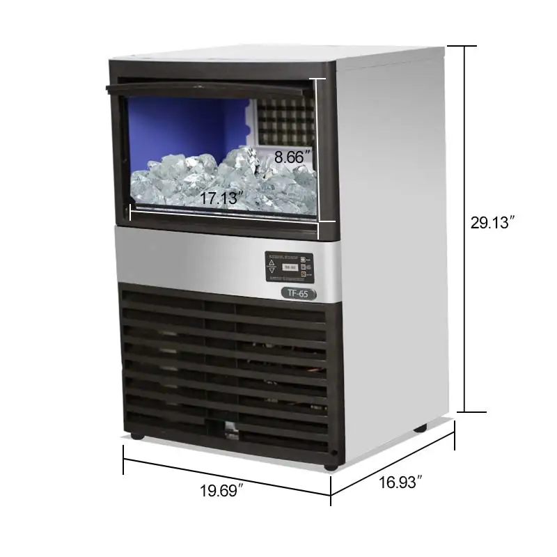 Hot Sale 80lbs Cube Ice Maker Machine OEM Portable Cube Ice Maker For Home And Commercial Application