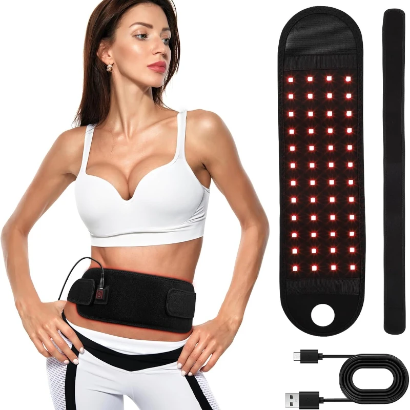 

Red Infrared Light Pad Fleece Lined Infrared Device Red Light Panel Belt for Wrist Shoulder Knee Back Muscle Tendonitis Relief