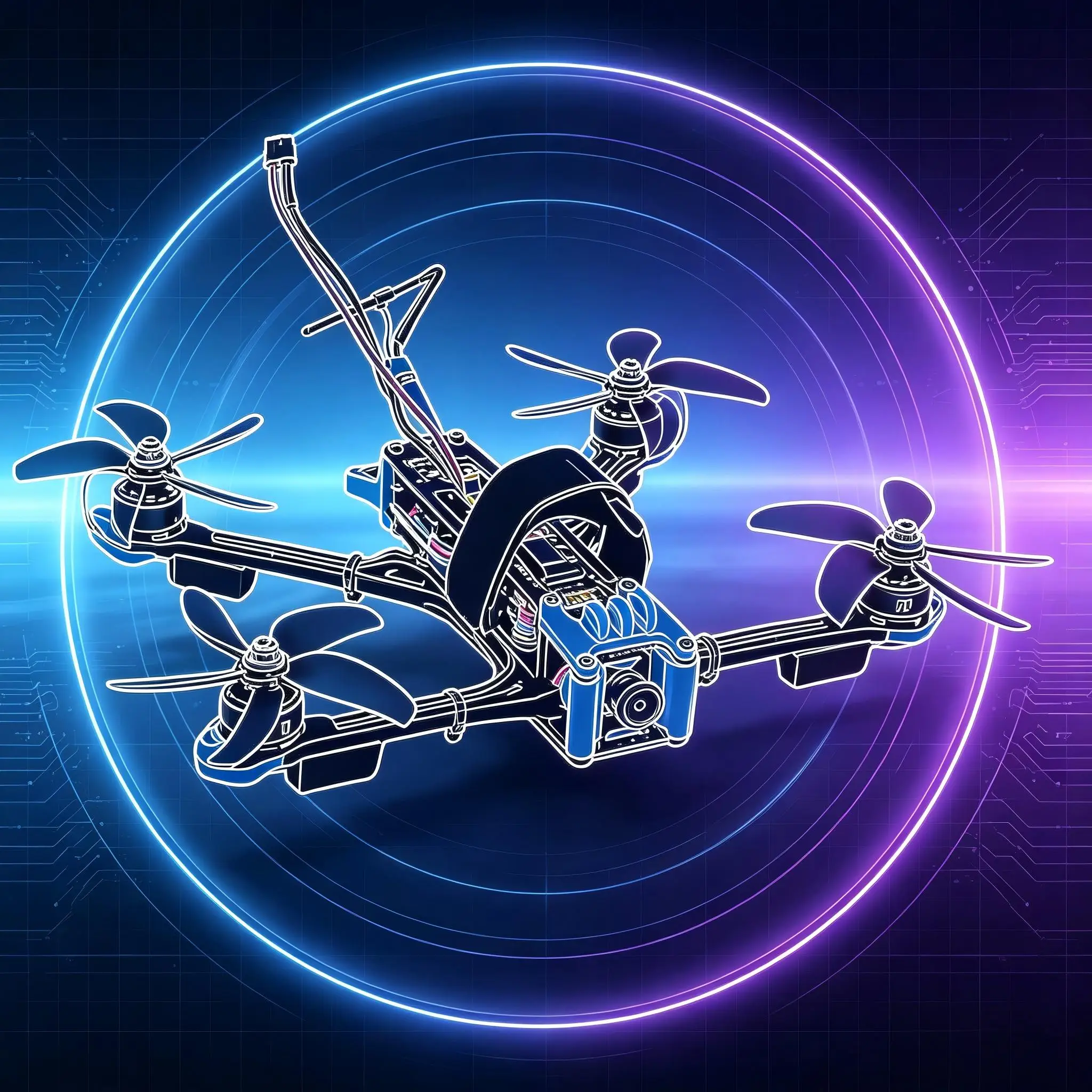 B-CUBE Ran4 4inch FPV Drone Frame Kit Carbon Fiber Racing Drone Quadcopter INAV Beatflight F722 F745 Ardupilot Flight Control