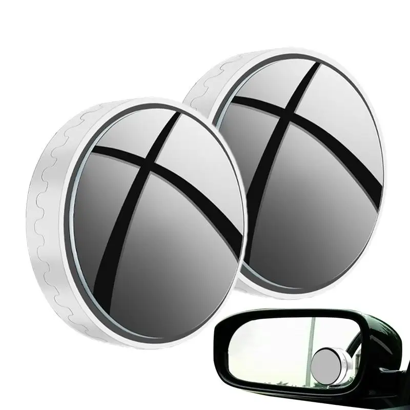 Blind Mark Mirror High Definition Blind Marks Car Auxiliary Mirror 360 Degree Wide Angle Side Rear View Mirror For Collision