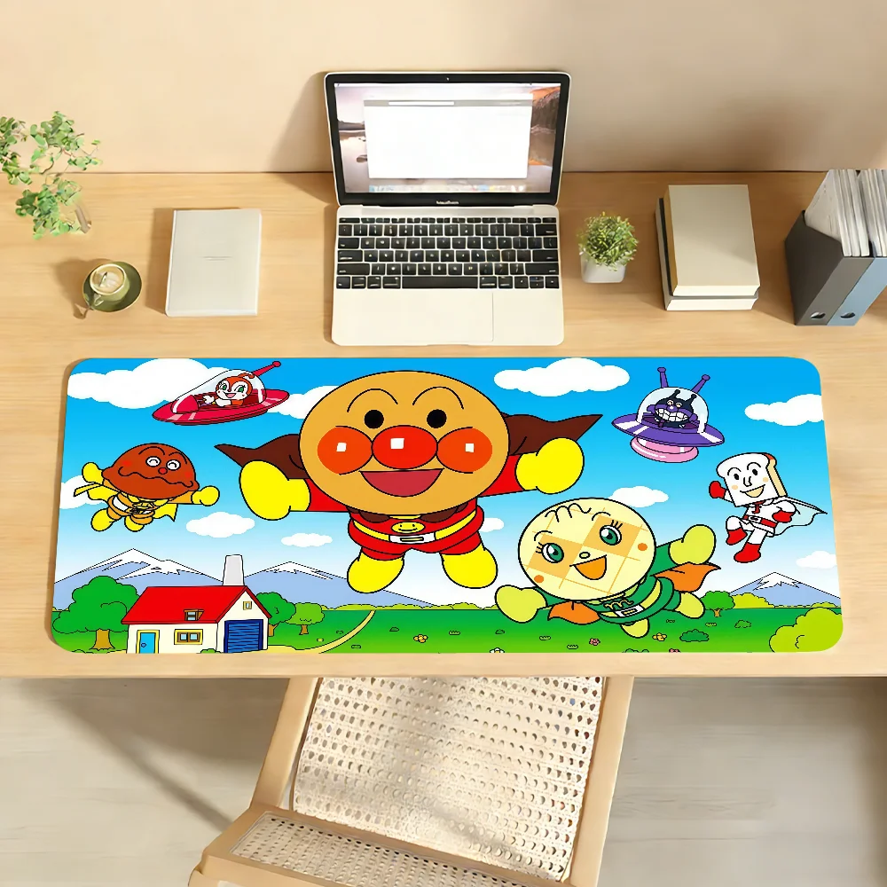 A-AnpanmanES Mouse Pad Non-slip Desk Mat PC Laptop Accessories Rubber Office Keyboard Large Gamers Decoracion